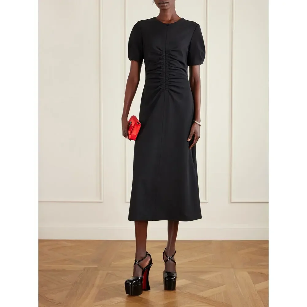 Christian Louboutin Aquadorcet 160 Black Patent Platform Strap Heel Pump 40